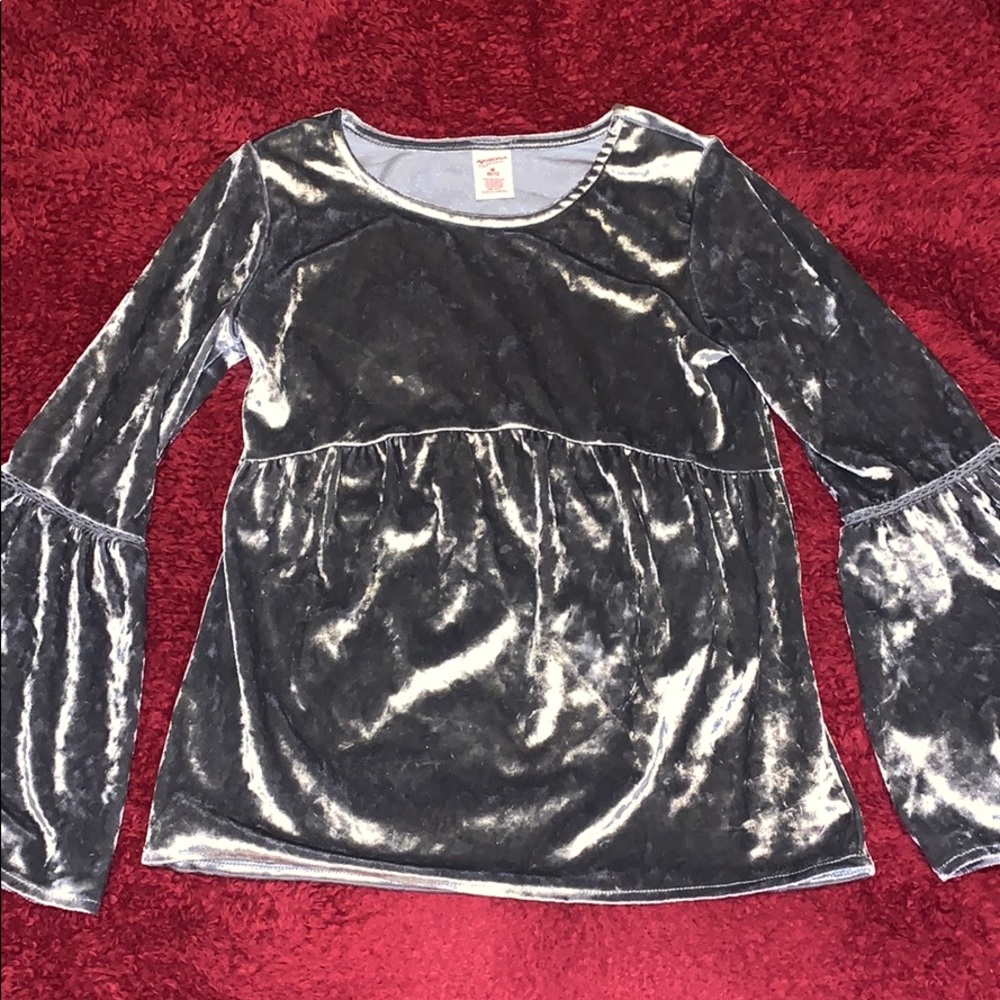 Child’s Velvet Long Sleeve Shirt